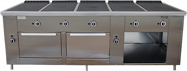 Плита газовая Вулкан ПРГ-IIA-5С 2ДШ Maxi