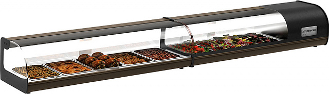 Витрина тепловая Carboma A37 SH 1,5-1 (ВТ-1,5) (7 GN 1/3)